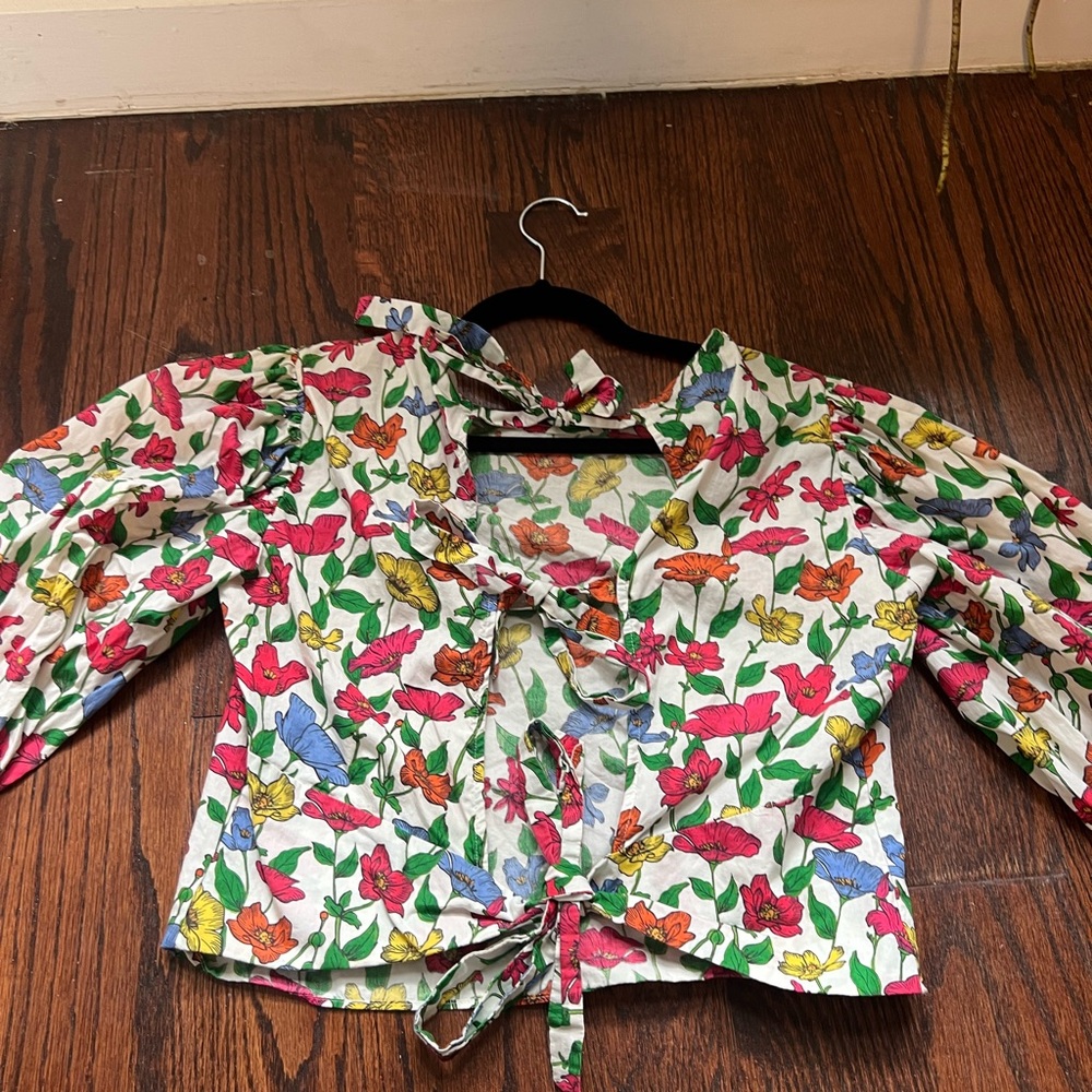 Zara Floral Blouse - Multicolor